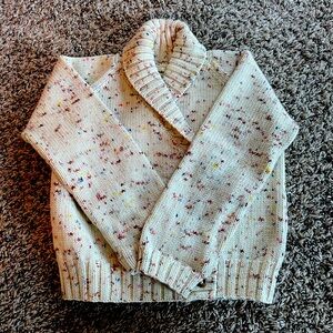 Misha and puff saltwater cardigan - wool / kids 6/7